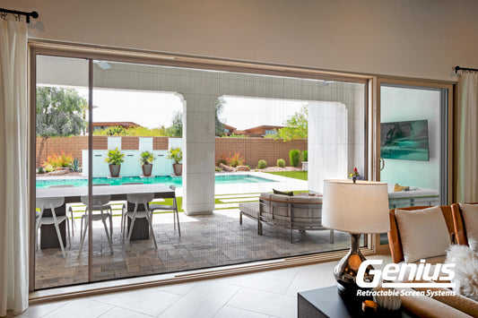 Genius Zig Zag 1 Single-Panel Retractable Screen (48-177"W x 42-118"H) SUBMIT MEASUREMENTS FOR PRICING